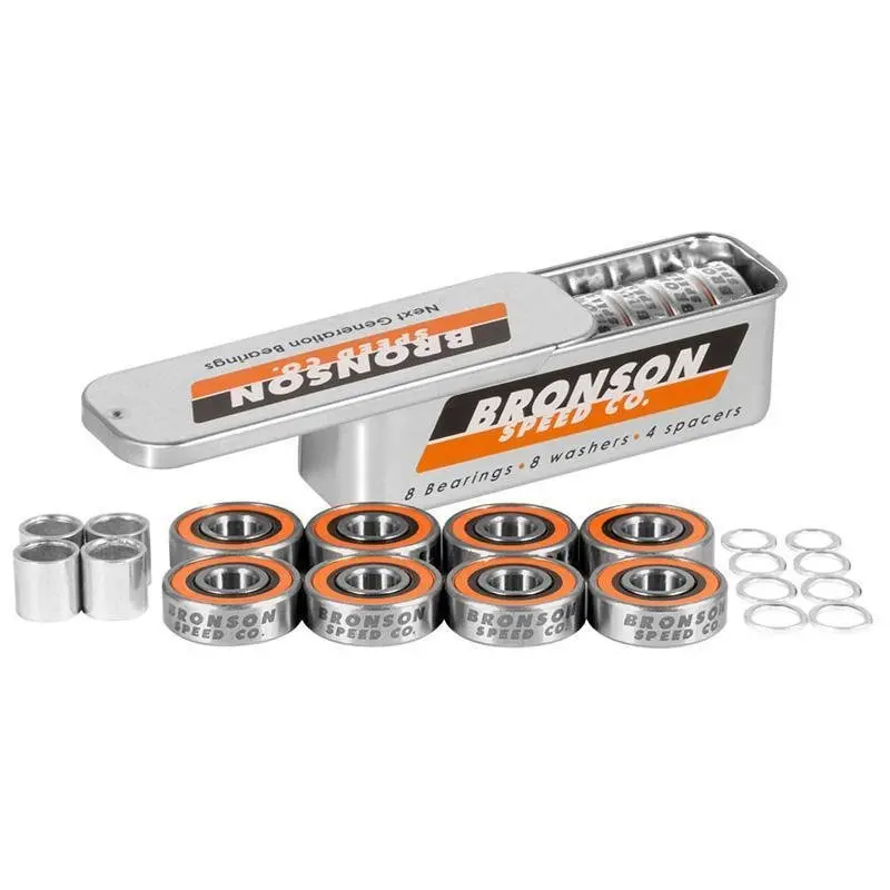 Bronson Speed Co. G3 Skateboard Bearings (8 Pack) 1