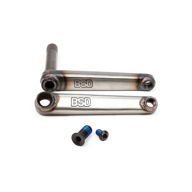 Bsd Bmx 175Mm Substance Flat Raw Bicycle Cranks 1