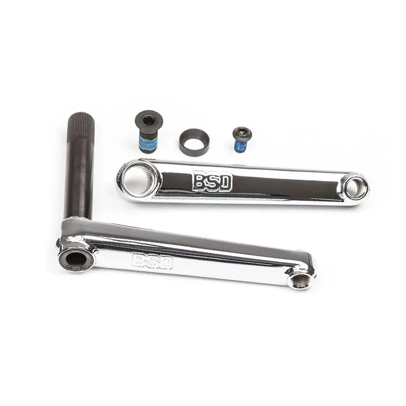 Bsd Bmx Substance Cranks 170Mm Chrome Bicycle Cranks 1