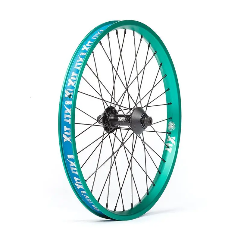 Bsd Bmx Xlt (Teal) Street Front Bicycle Wheel 1
