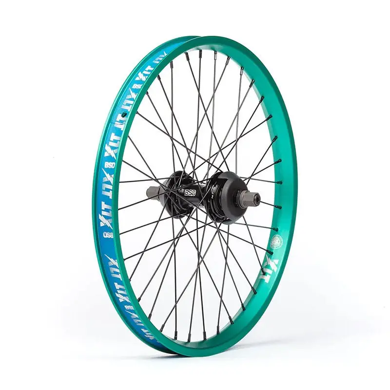 Bsd Bmx Xlt Revolution Freecoaster (Teal) Rhd Rear Bicycle Wheel 1