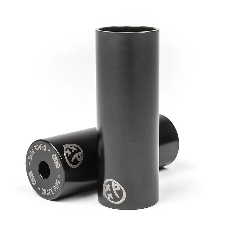 Bsd Bmx Crack Pipe 3/8" X 4" Peg Black 1Pc 1