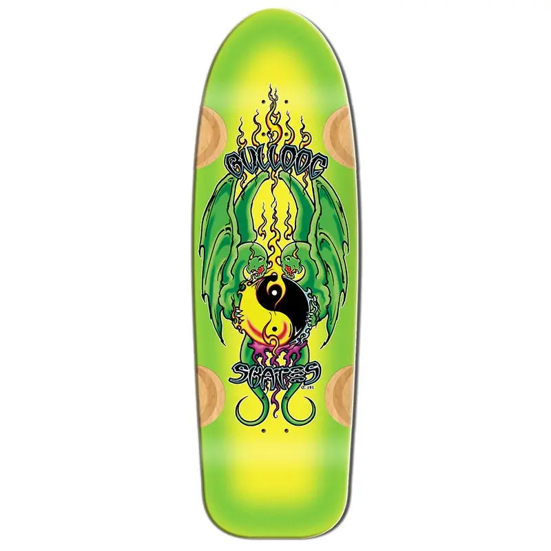Bull Dog Skates 10.75" X 34.5625" Green  Beamer 11 Skateboard Deck 1
