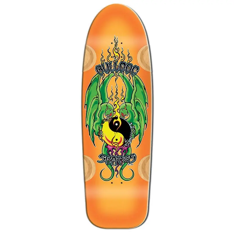Bull Dog Skates 10.75" X 34.5625" Orange Beamer 11 Skateboard Deck 1