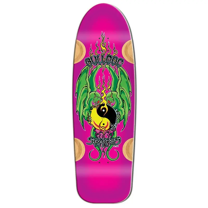Bull Dog Skates 10.75" X 34.5625" Pink Beamer 11 Skateboard Deck 1