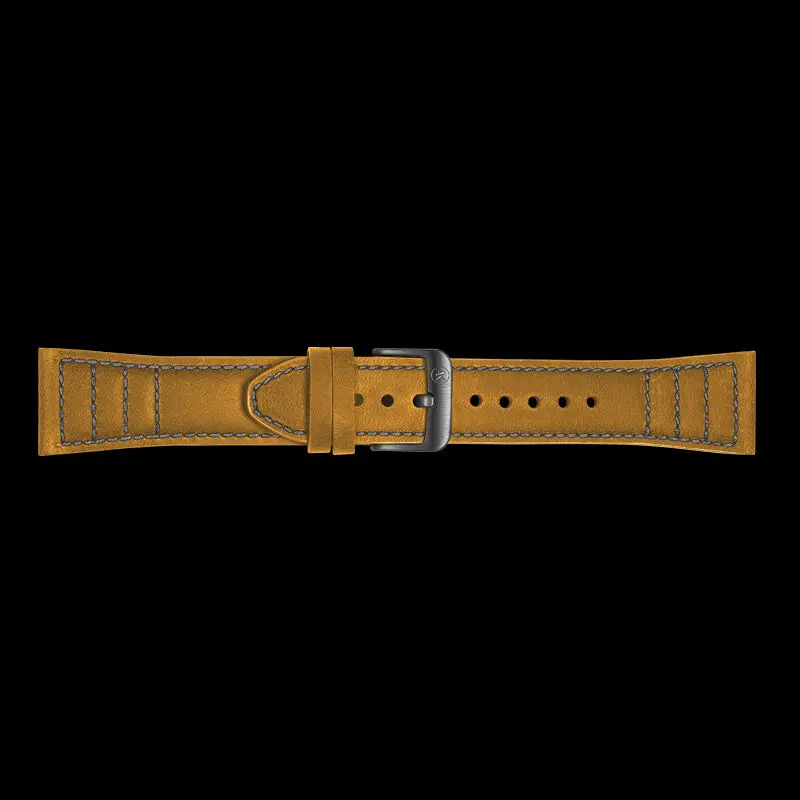 Light-Brown Leather Strap  Suitable For Ettore Series 1