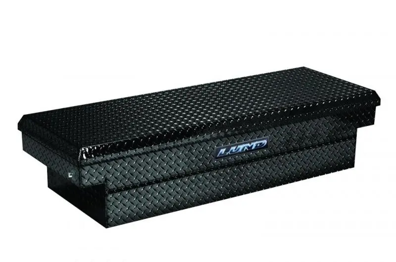 Lund Aluminum Cross-Bed Storage Box – Universal Single-Lid Heavy-Duty Design, 28-Inch, Matte Black 1