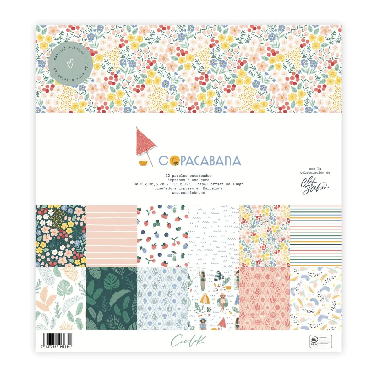 Pack Copacabana Special Edition (Papeles, Puffy, Die Cuts, Stickers) 1