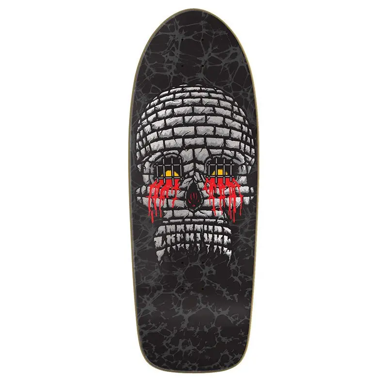 Creature 10.4" X 29.1" Doom Skull Shaped Skateboard Deck 1