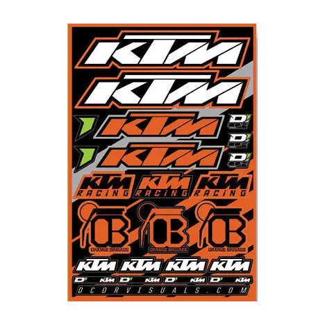 D'cor Visuals - Ktm Sticker Sheet 1