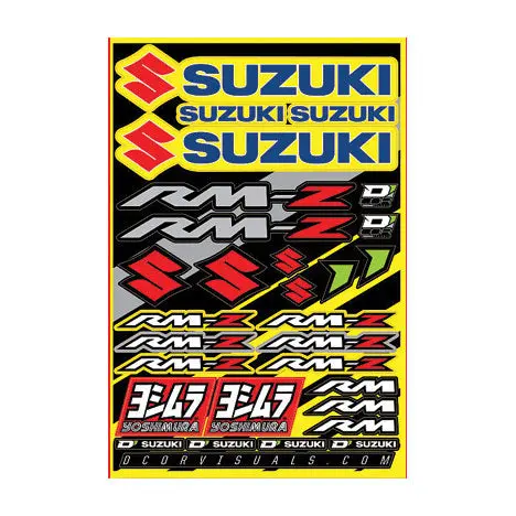 D'cor Visuals - Suzuki Sticker Sheet 1