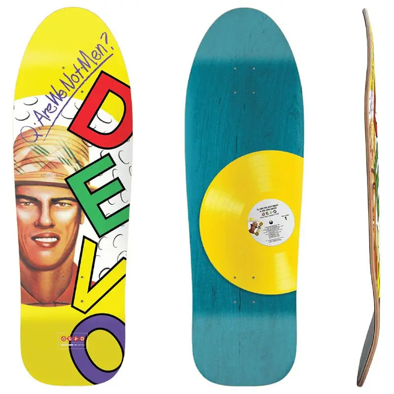 Devo 9.75" X 31" Are We Not Men? Skateboard Deck 2
