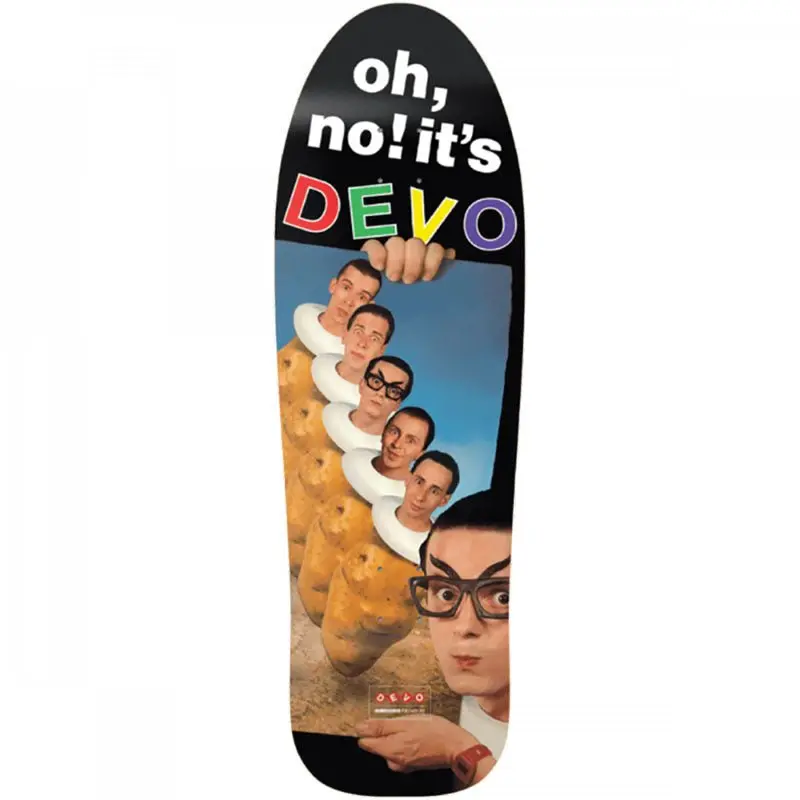 Devo 9.75" X 31" Oh No! It's Devo Skateboard Deck 1