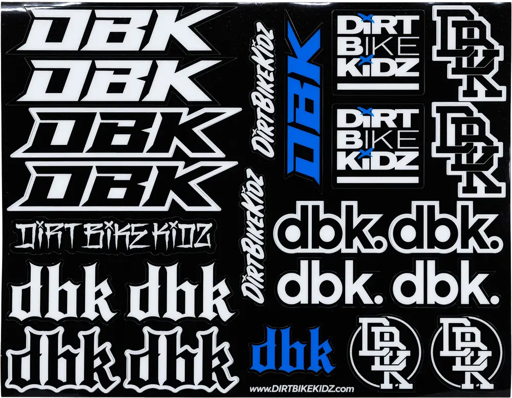 Dirt Bike Kidz - Moto Pack Sticker Sheet 1