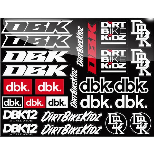 Dirt Bike Kidz - Race Pack Sticker Sheet 1