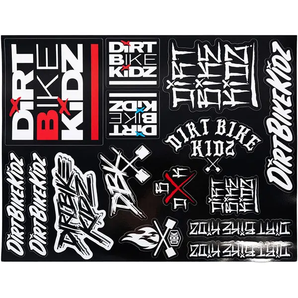 Dirt Bike Kidz - Slap Pack Sticker Sheet 1