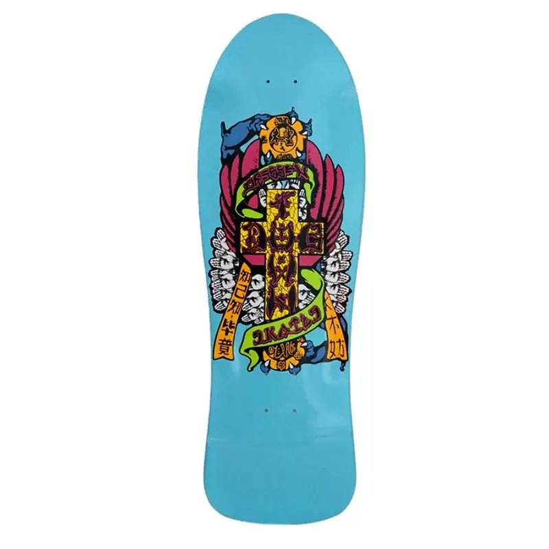 Dogtown 10.125" X 30.325" Eric Dressen Hands 80S Reissue Sky Blue Full Dip Skateboard Deck 1