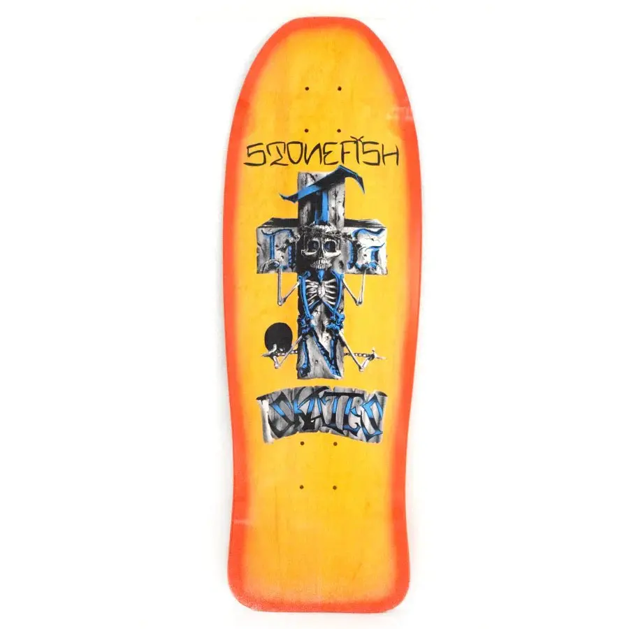 Dogtown 10.125" X 30.325" Stonefish Reissue (Made In Usa) Skateboard Deck 1