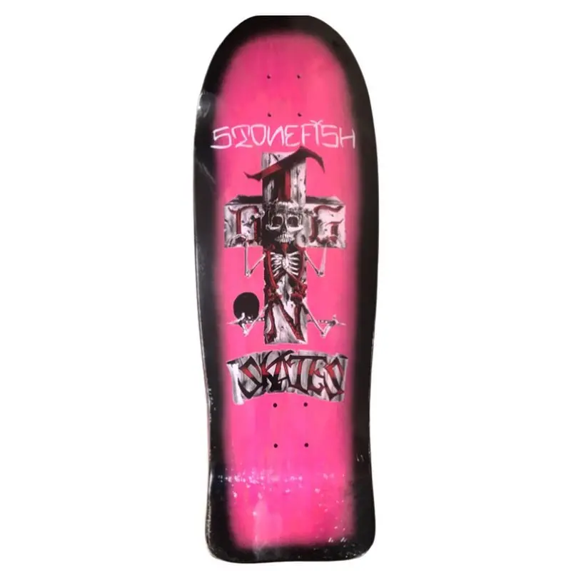 Dogtown 10.125" X 30.325" Stonefish Reissue Red/Black Fade Skateboard Deck 1