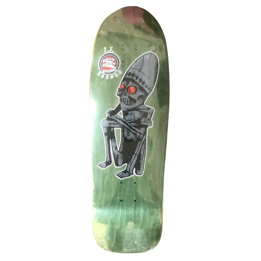 Dogtown 10.125" X 32.25" (Army Green Stain) Jj Rogers 'God Of Death' Skateboard Deck 1