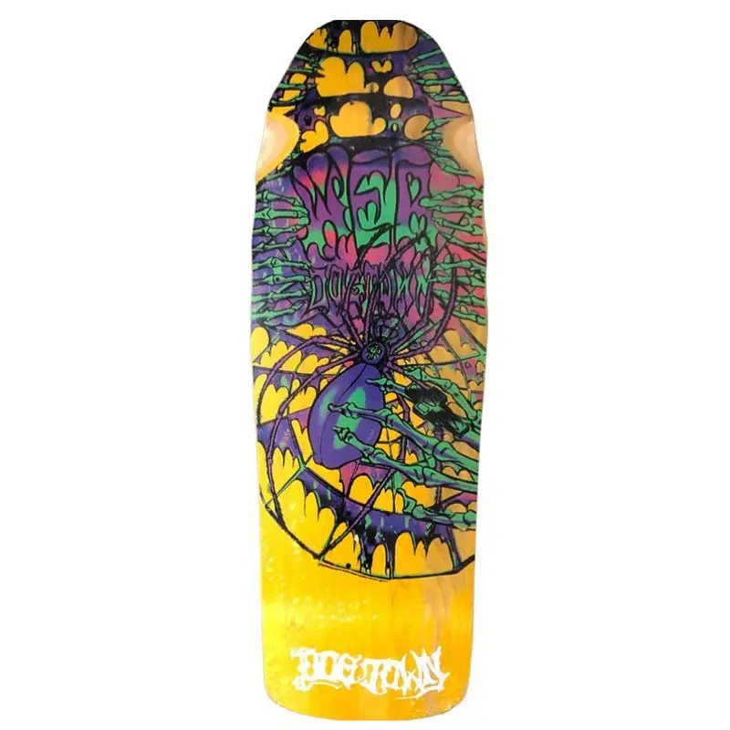 Dogtown 10.25" X 30.825” Web Reissue (Yellow Stain) Skateboard Deck 1