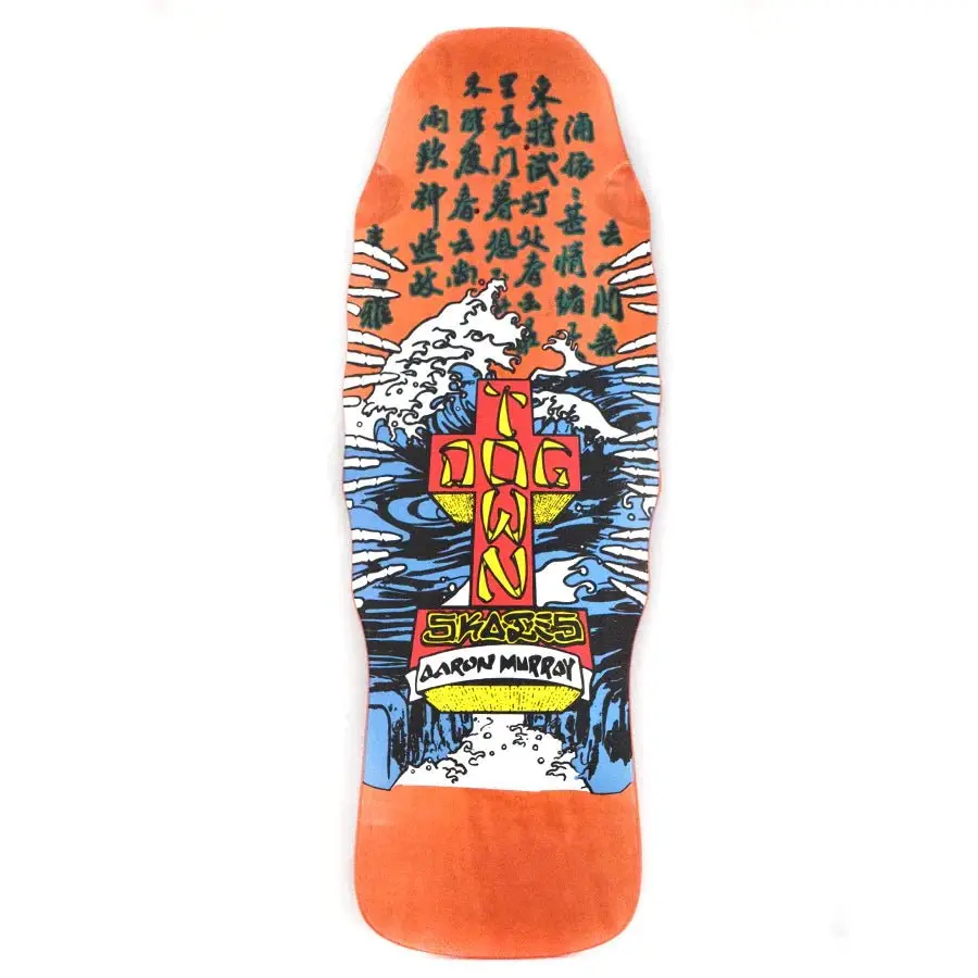Dogtown 10.5 X 31" Aaron Murray Reissue Made In Usa (Orange Stain) Skateboard Deck 1