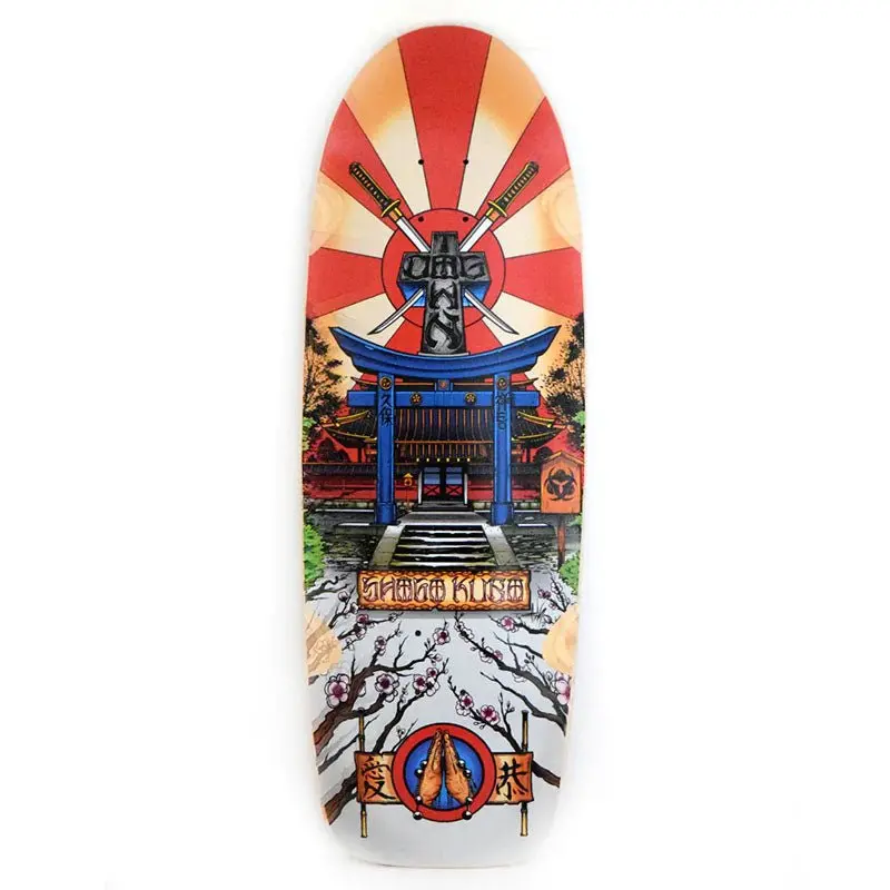 Dogtown 10.5" X 31.325" Shogo Kubo Tribute 70S Rider Black Stain (Modern Concave) Skateboard Deck 1