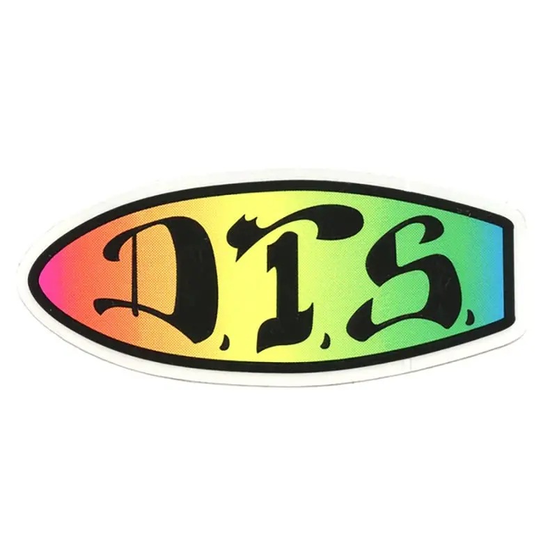 Dogtown 4" (Large) Dts Neon Sticker 1
