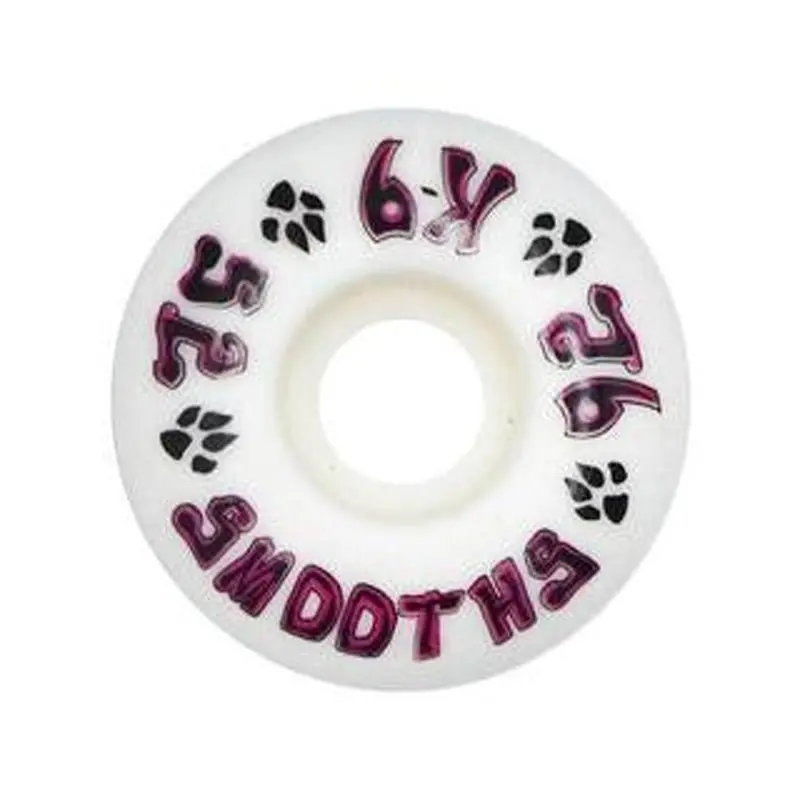Dogtown 52Mm X 92A K-9 Smooths White Skateboard Wheels 4Pk 1