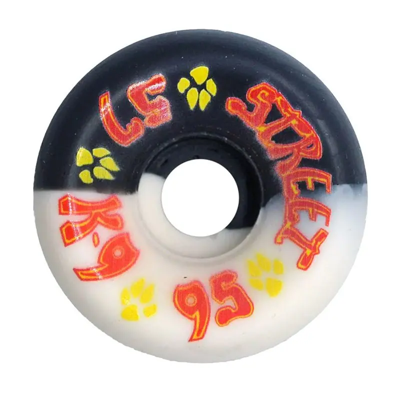 Dogtown 57Mm 95A K-9 80S Street Black/White Skateboard Wheels 4Pk 1