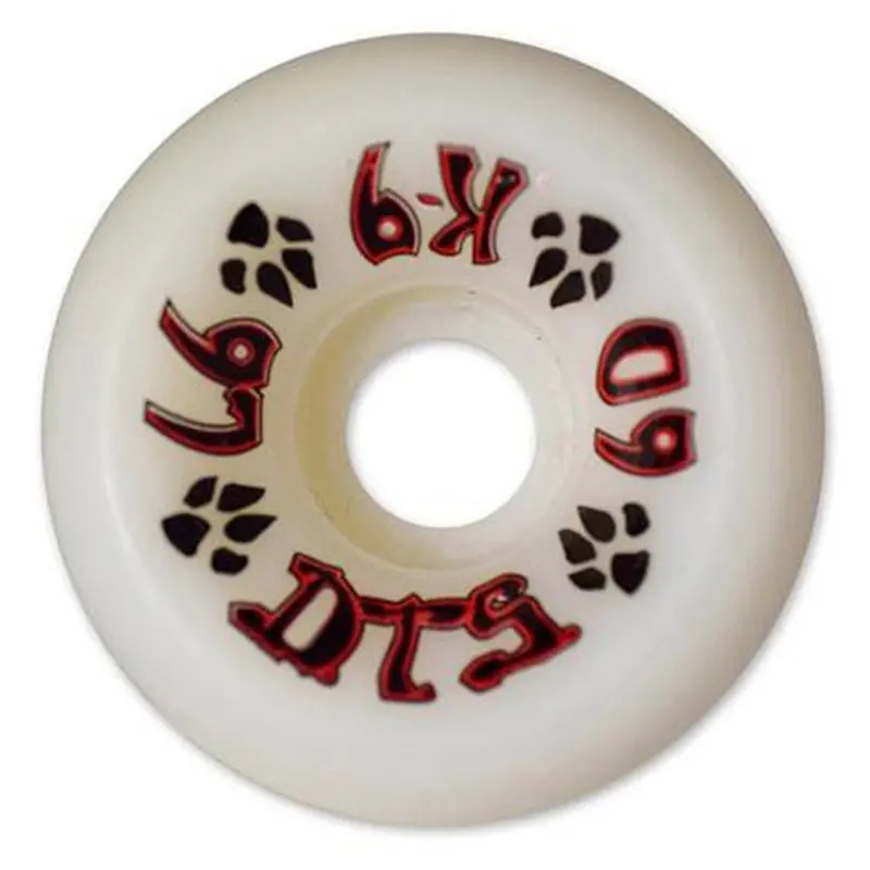 Dogtown 60Mm X 97A K-9 80S White Skateboard Wheels 4Pk 1