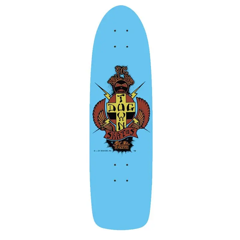 Dogtown 8.375" X 30" Pc Tail Tap Og 70S Classic Skateboard Deck 1