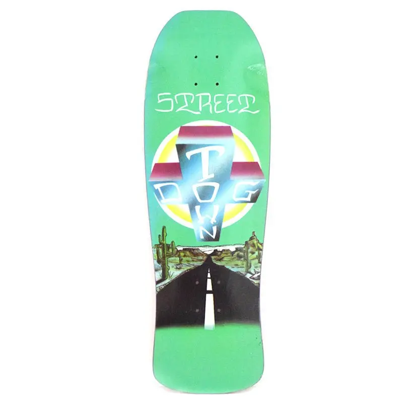 Dogtown 9.625" X 29.575" Street Reissue (Light Green) Skateboard Deck 1