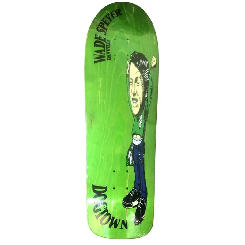 Dogtown 9.75" X 31.375" (Green Stain) Wade Speyer Victory Skateboard Deck 1