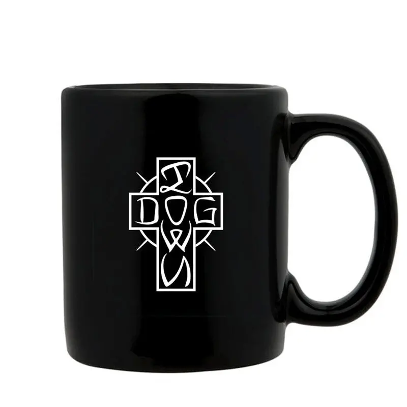 Dogtown Skateboard 11 Oz Ese Cross Black Mug 1