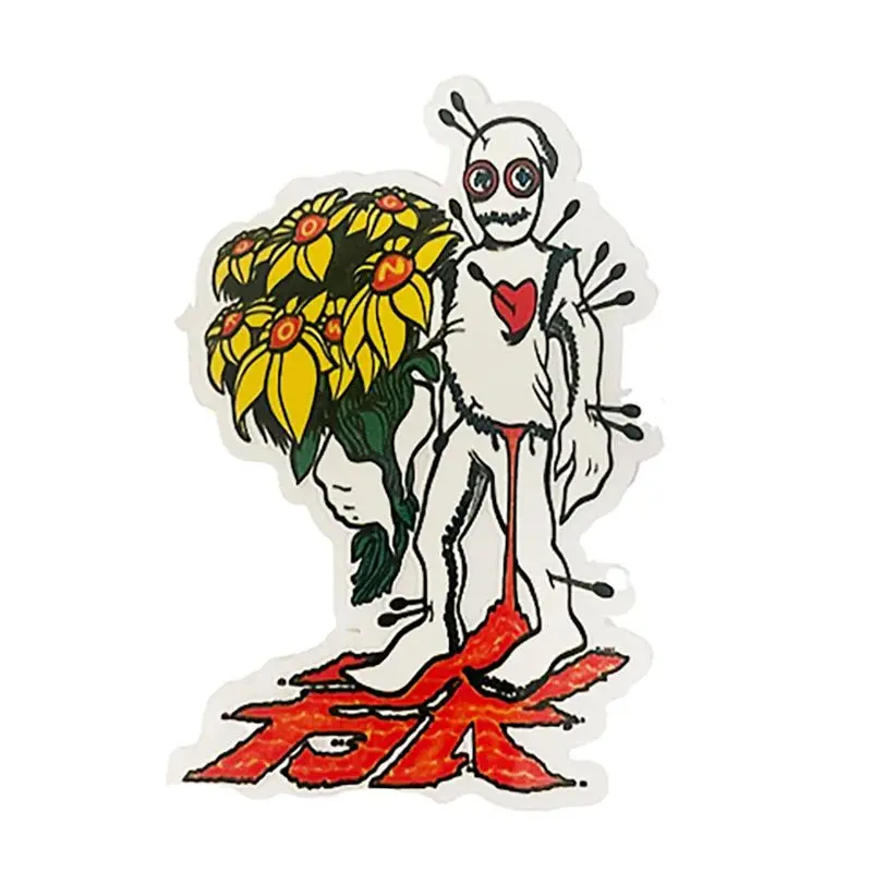 Dogtown Skateboards 3.5" Tallbryce Kanights 'Flower Guy 1' Sticker 1