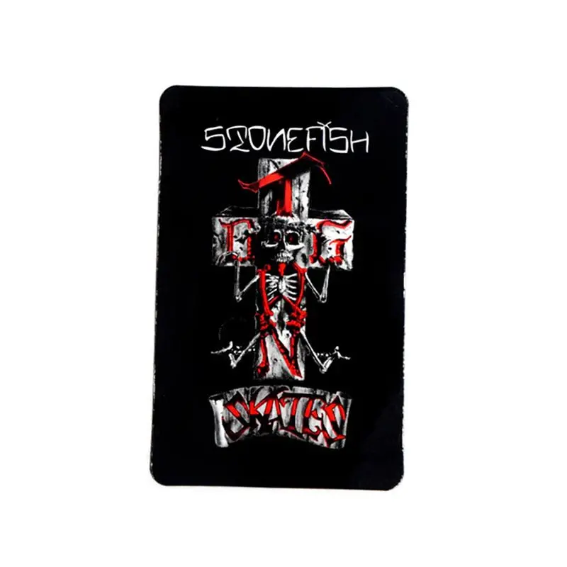 Dogtown Skateboards 4" Tall Black/Red Stonefish Sticker 1