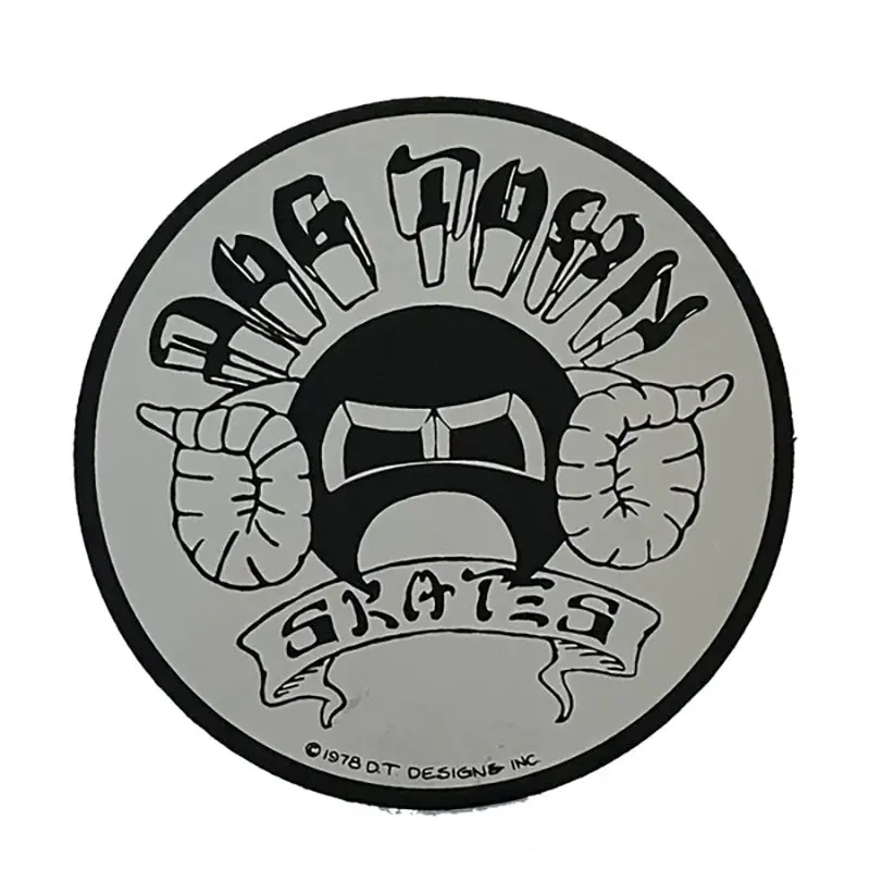 Dogtown Skateboards Foil Murf Horns 70S Sticker 1
