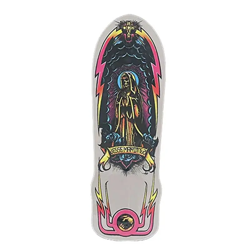 Dogtown Skateboards Jesse Martinez 'Guadalupe Handshake' Sticker 5" Silver 1