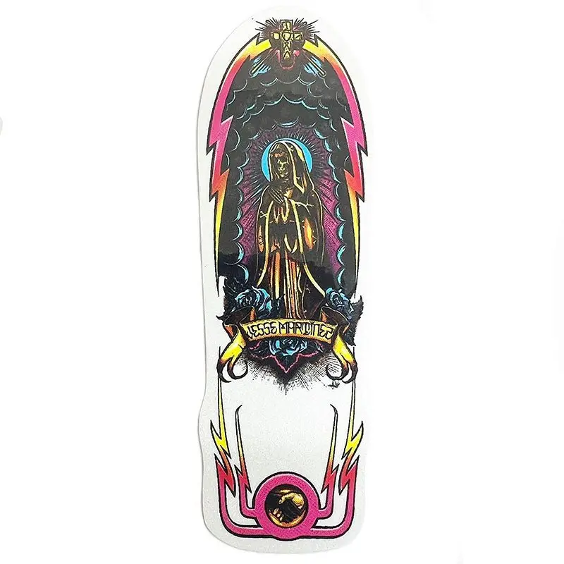 Dogtown Skateboards Jesse Martinez 'Guadalupe Handshake' Sticker 5" White 1
