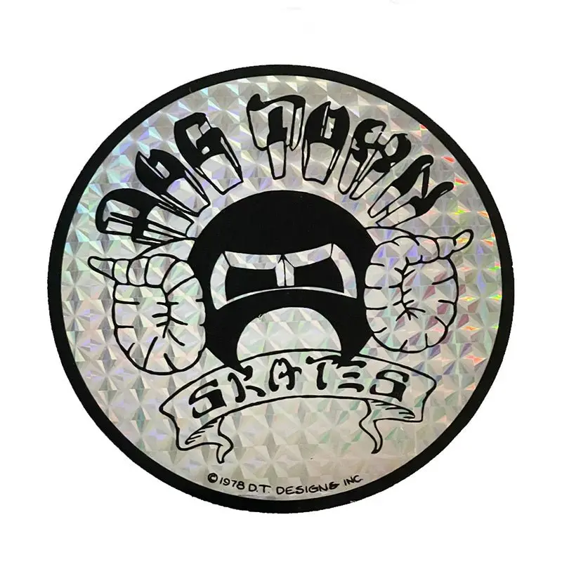 Dogtown Skateboards Prismatic Murf Horns 70S Sticker 1