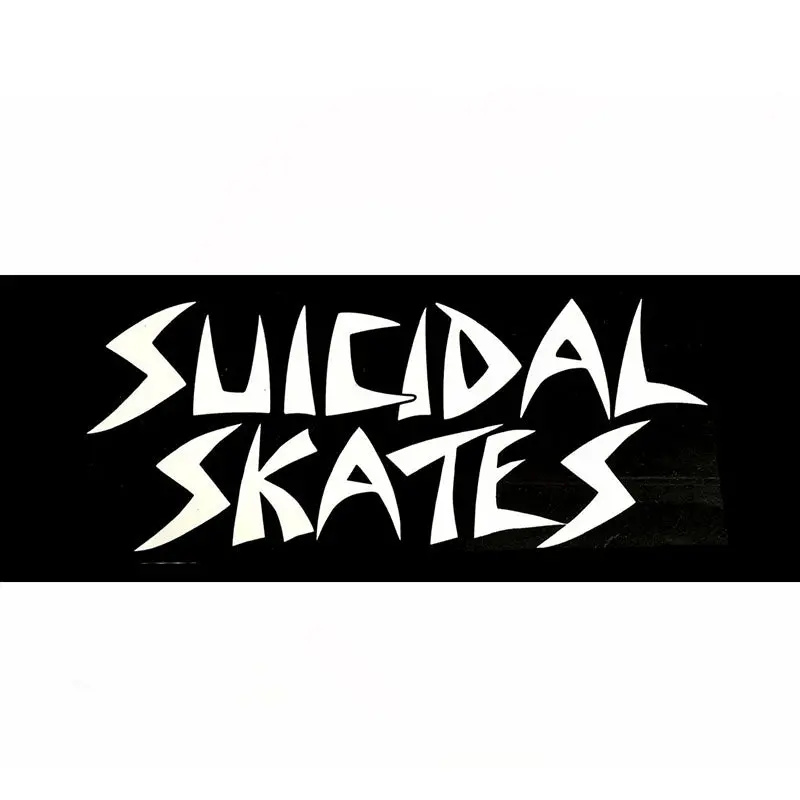 Dogtown Skateboards Suicidal Skates Black Sticker 1