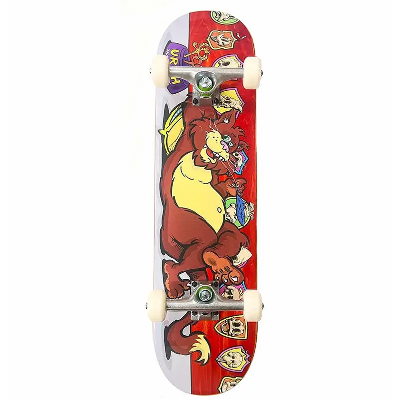 Dylans Special Og Urgh 8.0" Fat Cat Red Stain Complete Skateboard 1