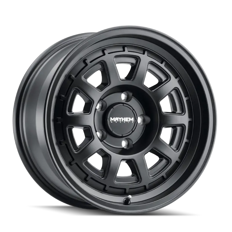 Mayhem Voyager 17X8 Wheel – Matte Black, 6X130 Bolt Pattern, 52Mm Offset, 84.1Mm Hub Bore 1