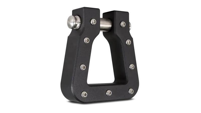 Body Armor 4X4 Mega D-Ring Mount – Single Black Recovery Anchor 1
