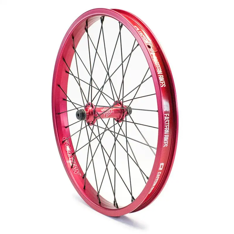 Eastern Bicycles Buzzip Matte Red Ano Front Bicycle Wheel 1