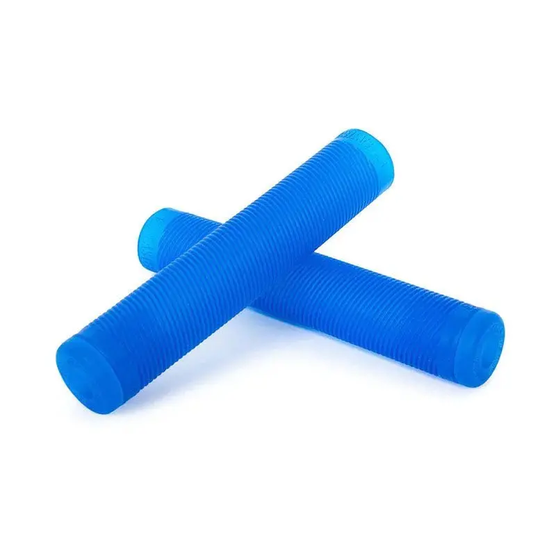 Eastern Bicycles Transparent Blue Riblet Grips 1