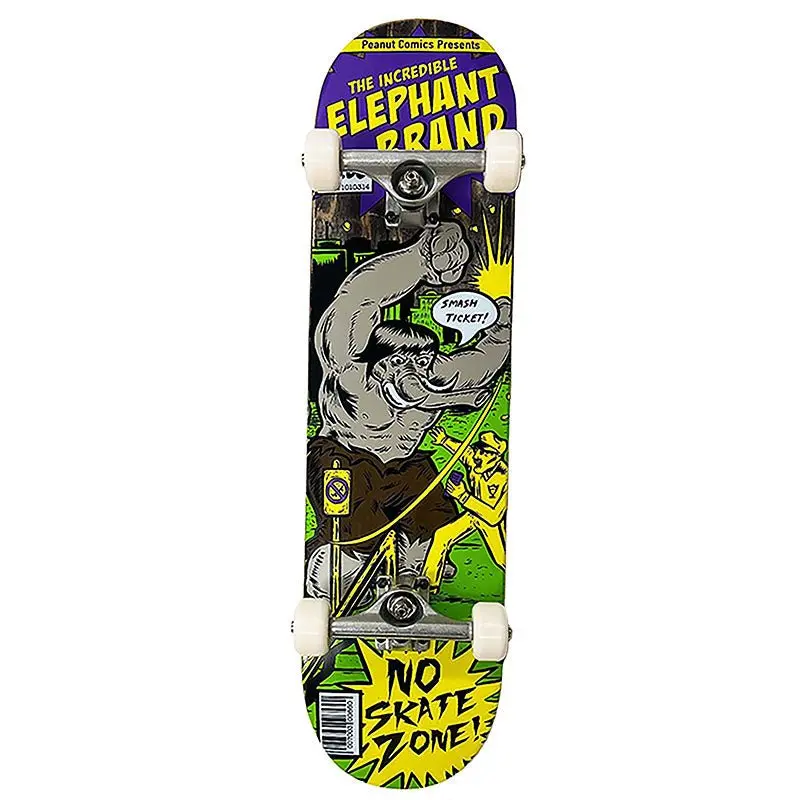 Dylans Special Elephant 8" X 32" Brand Smash Ticket Purple Complete Skateboard 1