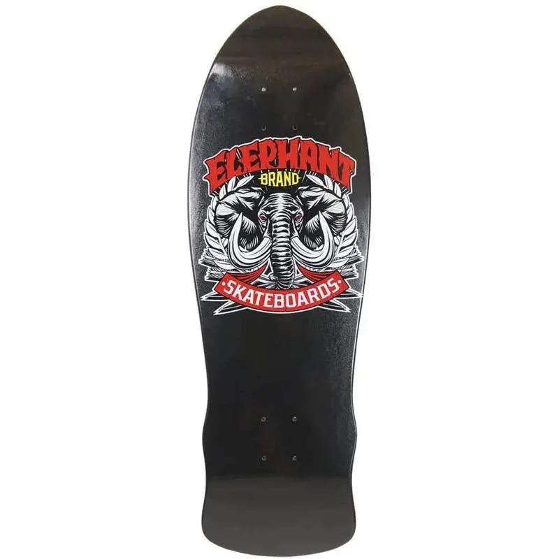 Elephant Brand 9.5" X 32" Street Axe Black Dip Skateboard Deck 1
