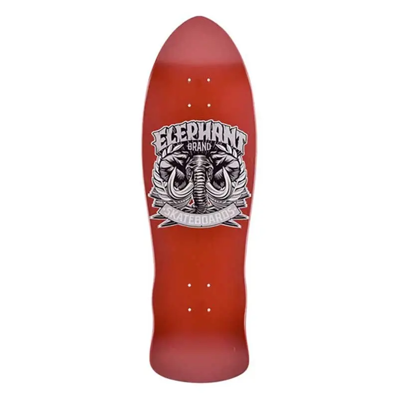 Elephant Brand 9.5" X 32" Street Axe Red Dip Skateboard Deck 1
